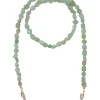 Gemstone Sunglass Chain in Light Green