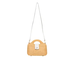 Gen Top Handle in White & Natural