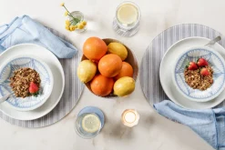 George Gray Stripe Placemat