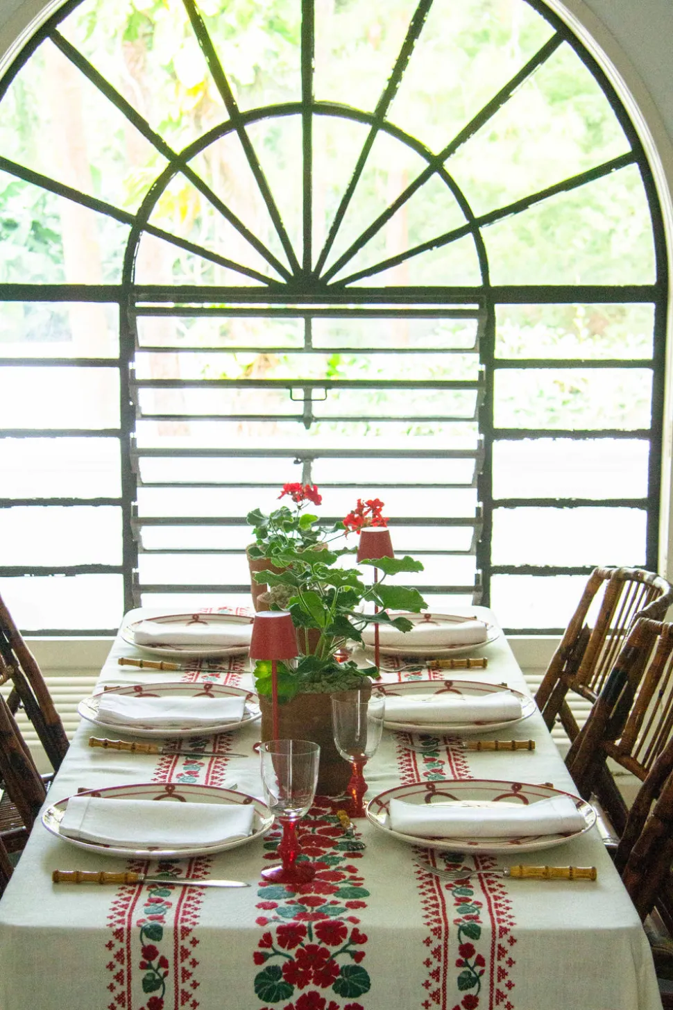 Geranio Rectangular Tablecloth