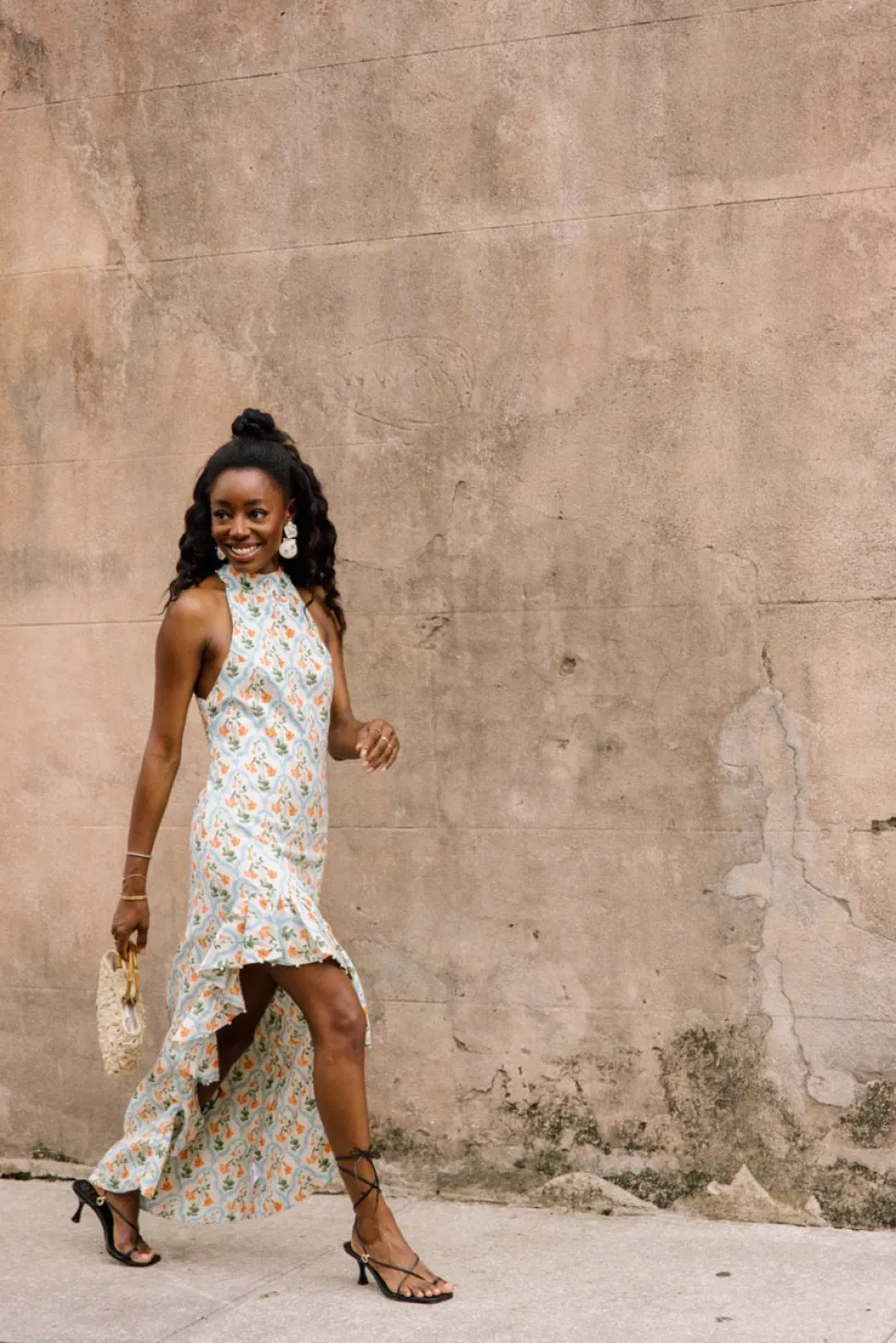 Gerbera Linen Maxi Dress
