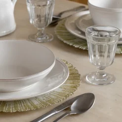 Gianna Collection Charger Plates in Gold, Set of 6