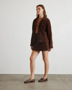 Gidget Jacket in Chocolate