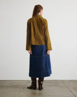 Gidget Jacket in Olive