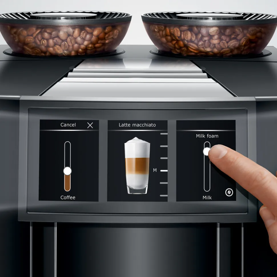 Giga 10 Fully Automatic Coffee Machine in Diamond Black