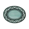 Gigi Aqua Oval Platter