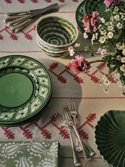 Gigi Green Dessert Plate