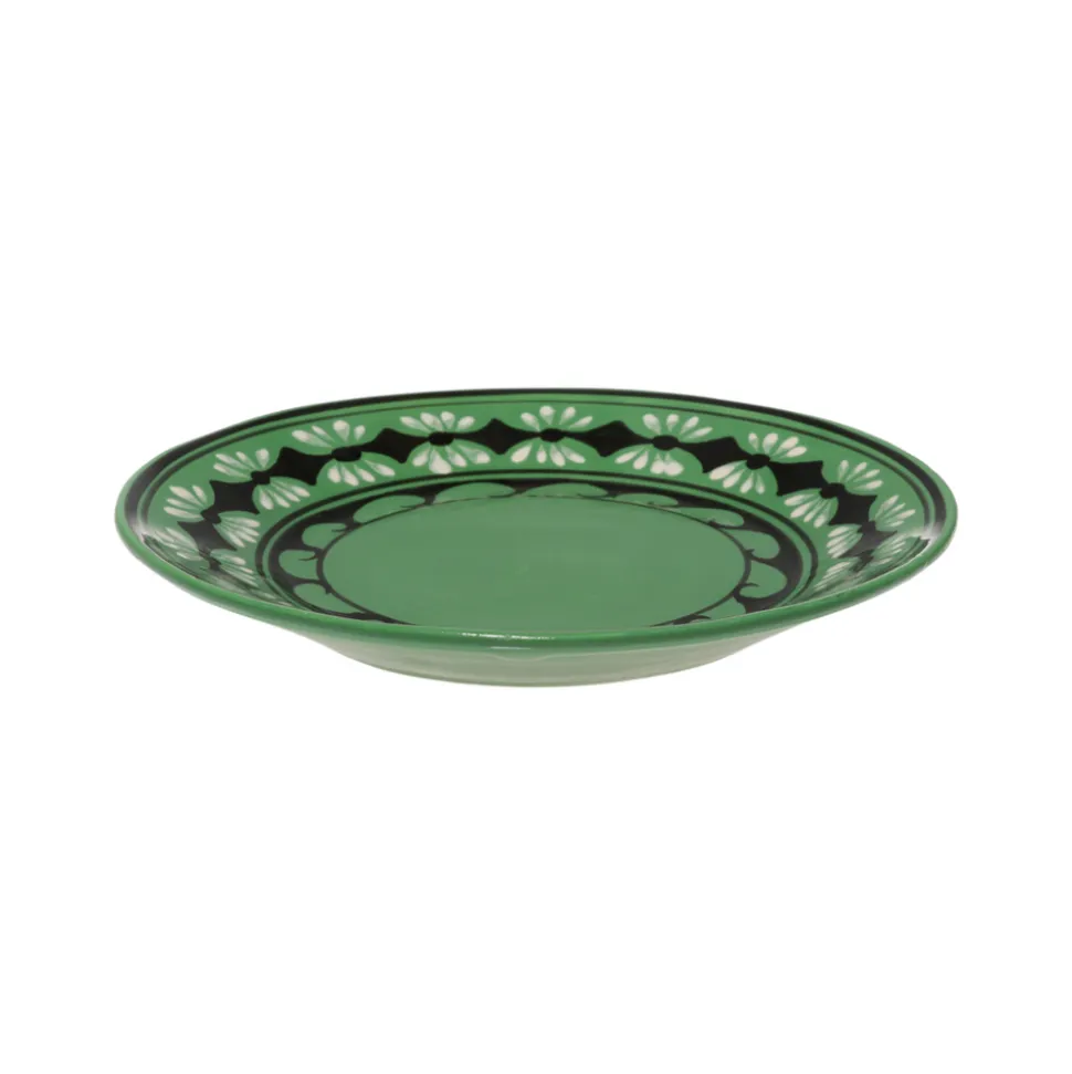 Gigi Green Dessert Plate