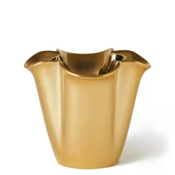 Gilded Clover Small Vase