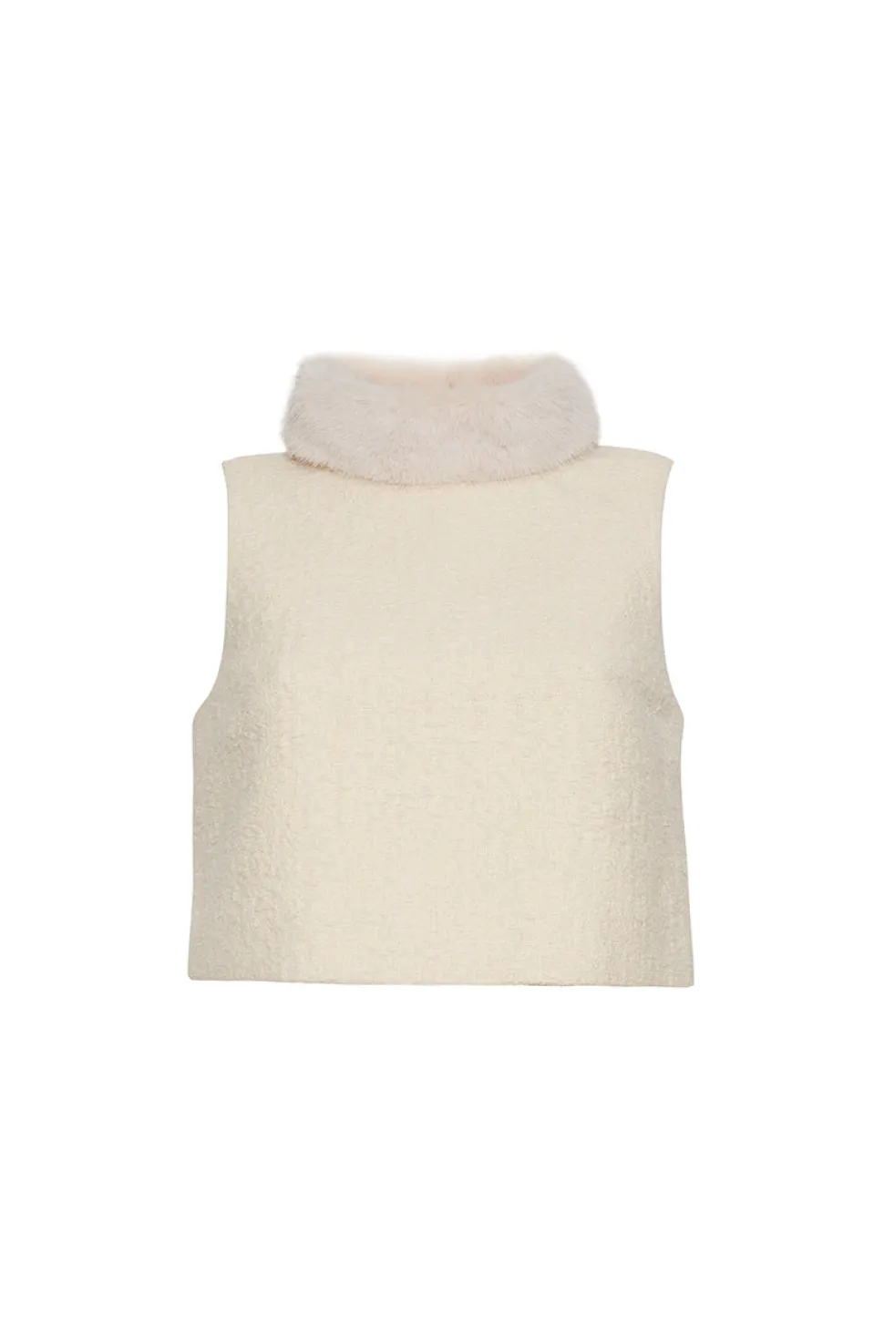 Gina Top in Cloud Tweed
