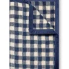 Gingham Navy Midi Blanket