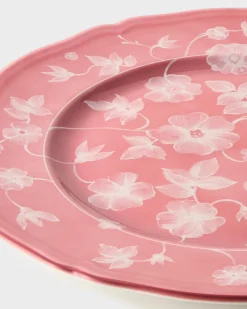 Ginori x Cabana Floral Charge Plate in Pink