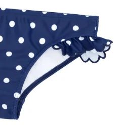 Girls Atlantic Dot V-Neck Crossover Bikini