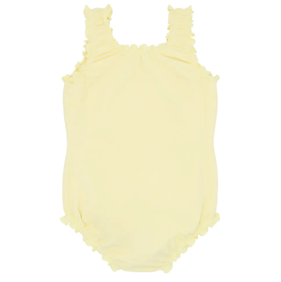 Girls Banana Terry Scoop Neck One Piece