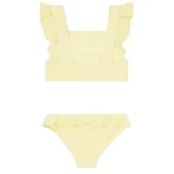 Girls Banana Terry Square Neck Bikini