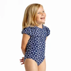 Girls Ditch Plains Daisy Puff Sleeve One Piece