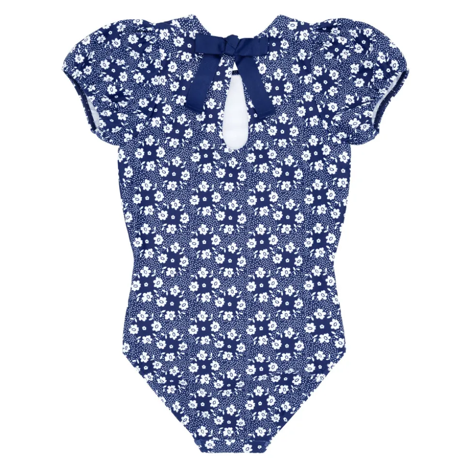 Girls Ditch Plains Daisy Puff Sleeve One Piece
