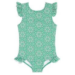 Girls Godwin Ruffle Cap Sleeve Rashguard One Piece