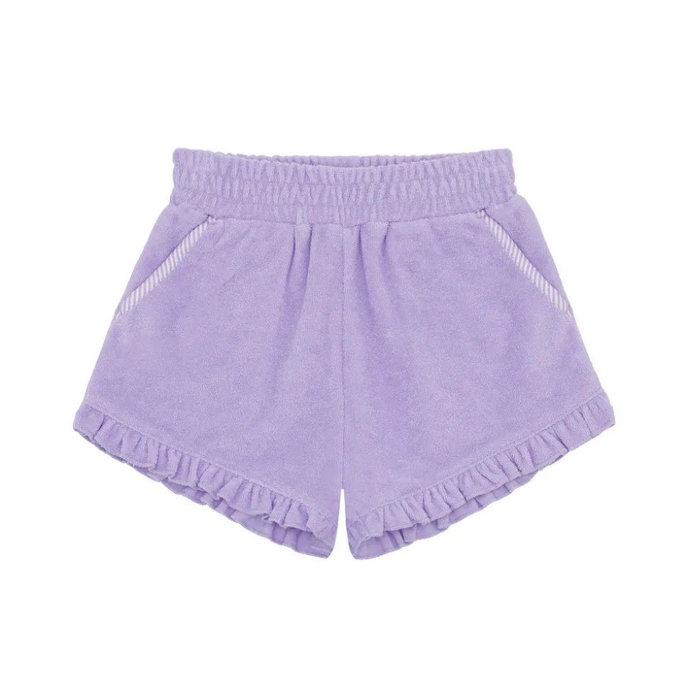 Girls Lavender Breeze French Terry Shorts