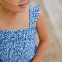 Girls Rosebay Smocked One Piece