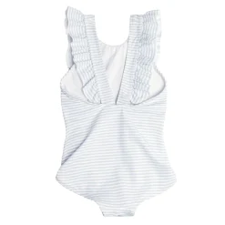 Girls Ruffle Collar One-Piece