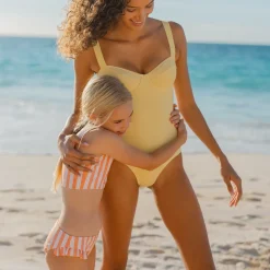 Girls Swizzle Stripe Bandeau Bikini