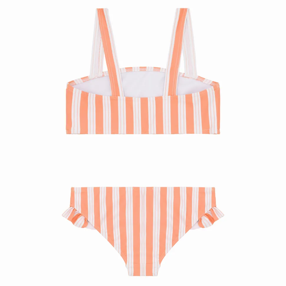 Girls Swizzle Stripe Bandeau Bikini