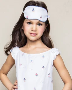 Girl’s Twill Amelie Nightgown in Bateau