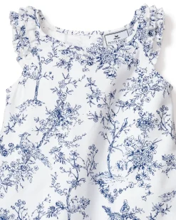 Girl’s Twill Amelie Nightgown in Timeless Toile