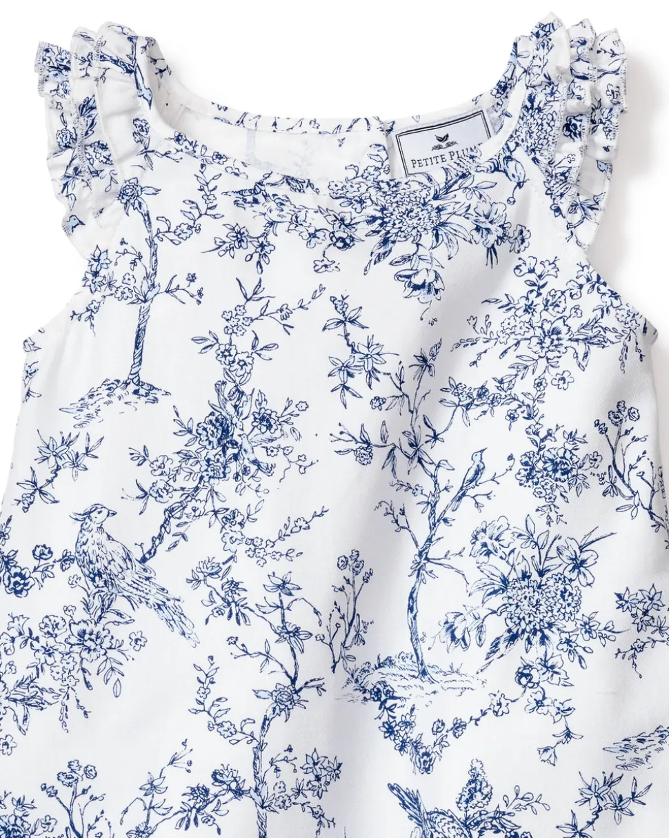 Girl’s Twill Amelie Nightgown in Timeless Toile