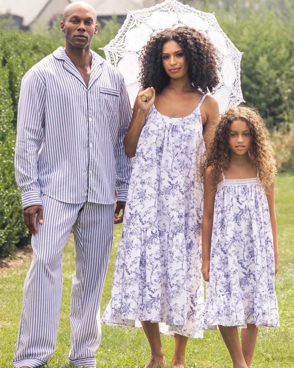 Girl’s Twill Lily Nightgown in Timeless Toile
