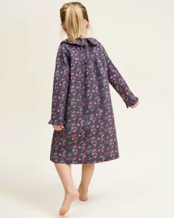 Girl's Twill Scarlett Nightgown in Fleurs de Saison