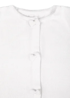 Girls White Dressy Sweater