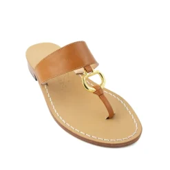 Gisele Leather Thong Sandal