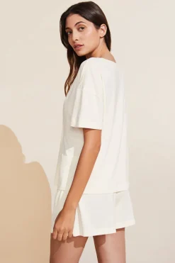 Gisele Separates T-shirt in Ivory