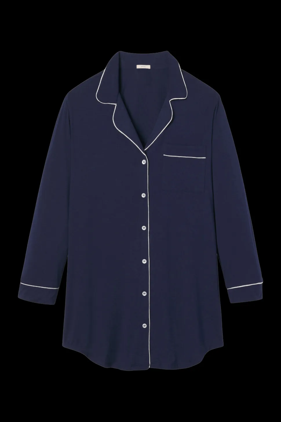 Gisele Sleepshirt in Navy/Ivory