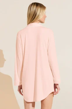 Gisele Sleepshirt in Petal Pink/Ivory