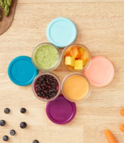 Glass Babybols Food Storage Container Set