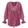 Gol Blouse in Plum