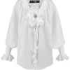 Gol Blouse in White