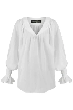 Gol Blouse in White