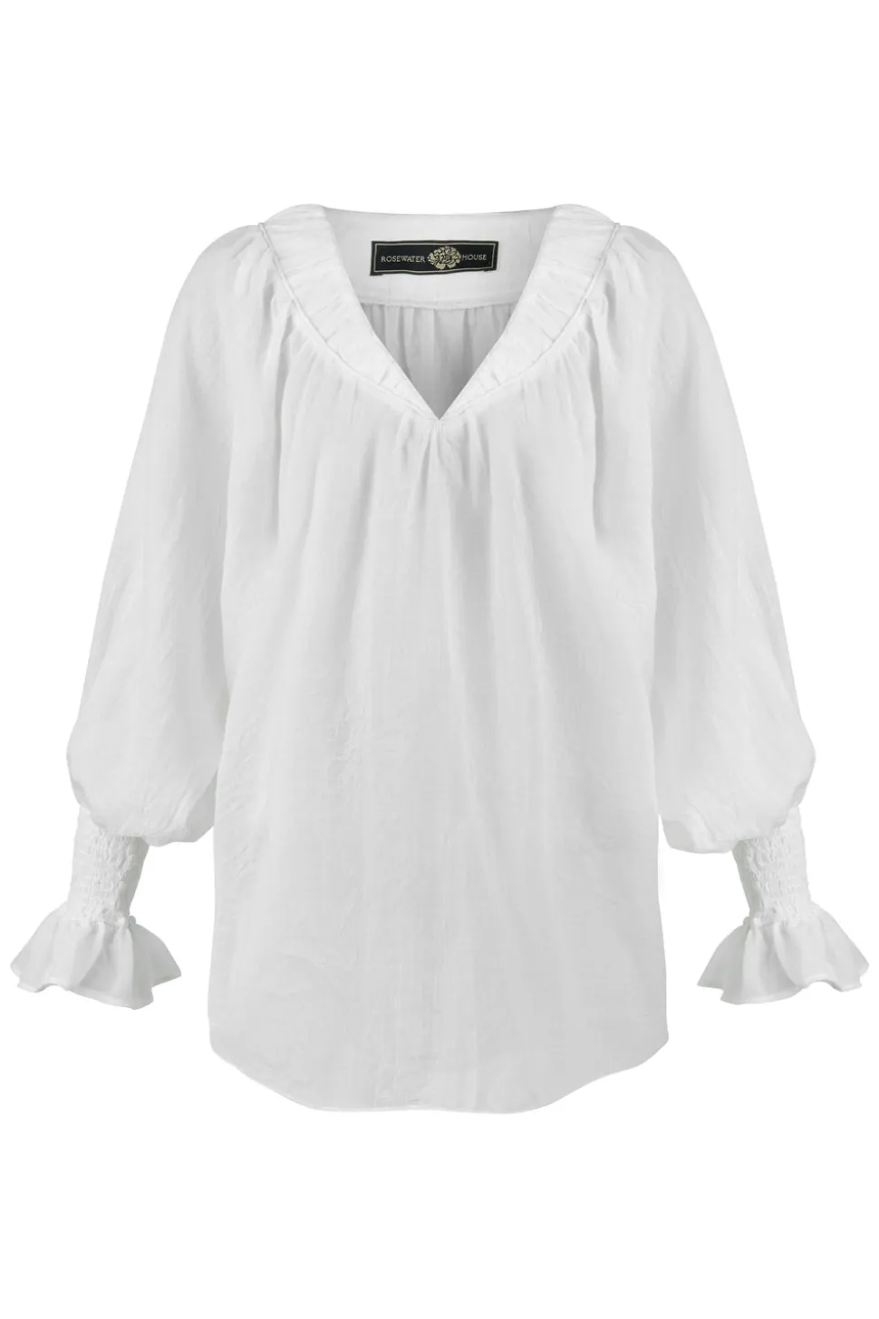 Gol Blouse in White