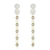 Gold Crystal Strass Earrings