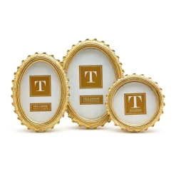 Gold Falcate Photo Frame
