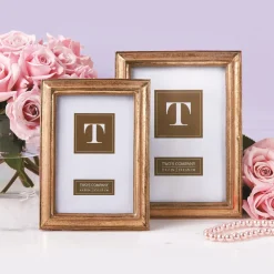 Gold Leaf Photo Frame, Set of 2