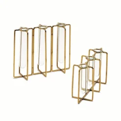 Gold Vases, Set of 2