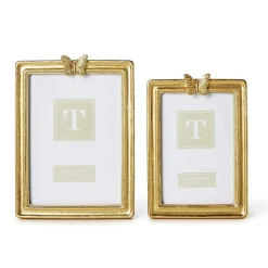 Golden Butterfly Photo Frame, Set of 2