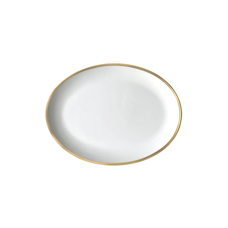 Golden Edge Oval Platter
