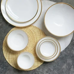 Golden Edge Plate, Set of 2