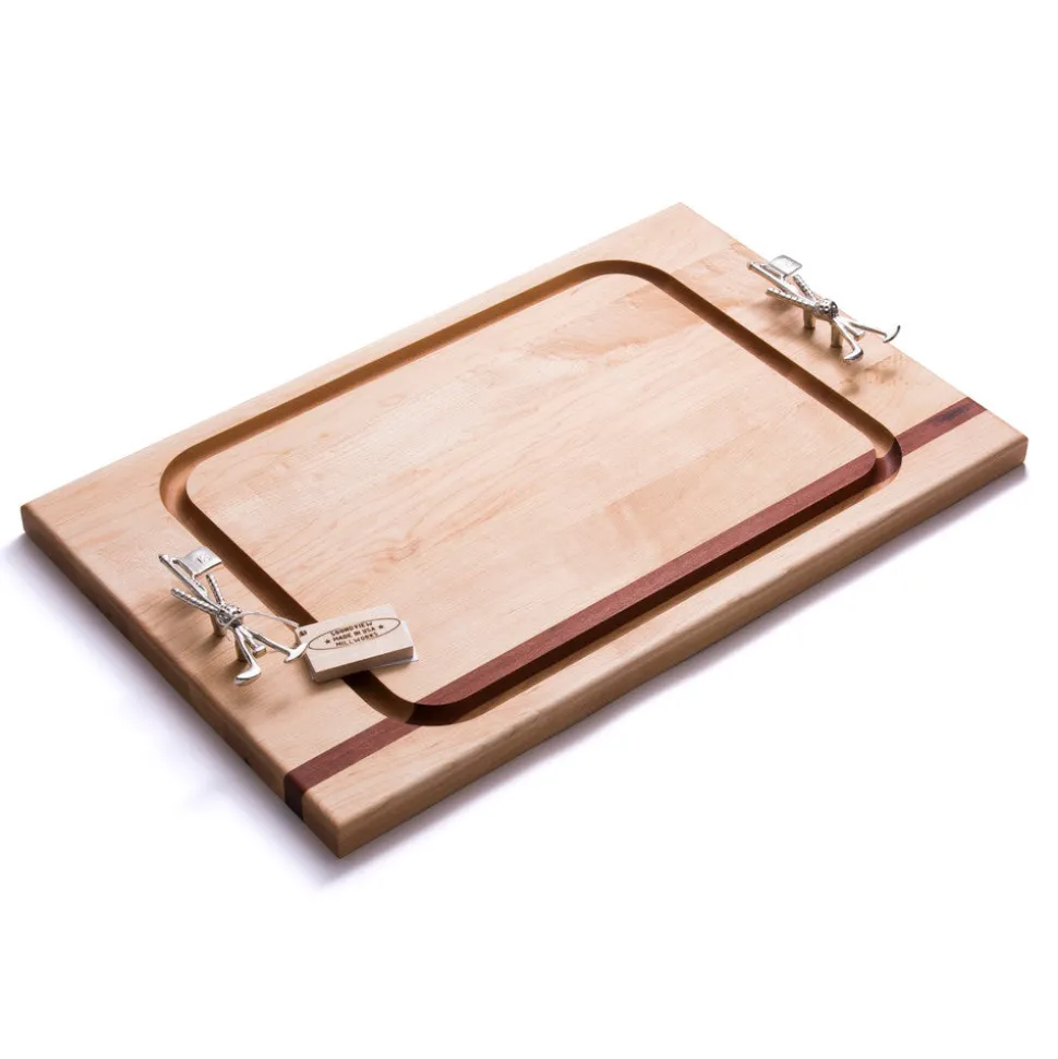 Golf Club and Flag Double Handle Steak Boards